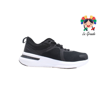 A1779J COURT Negro Tenis Deportivo para Joven y Dama