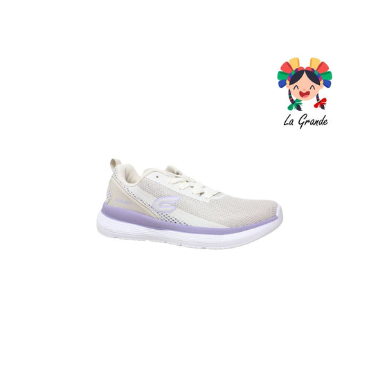 A332J COURT Marfil Morado Tenis Deportivo para Dama