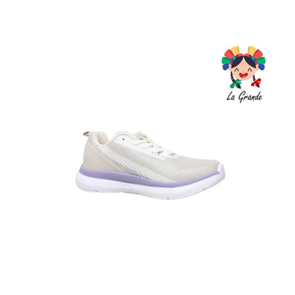 A332J COURT Marfil Morado Tenis Deportivo para Dama