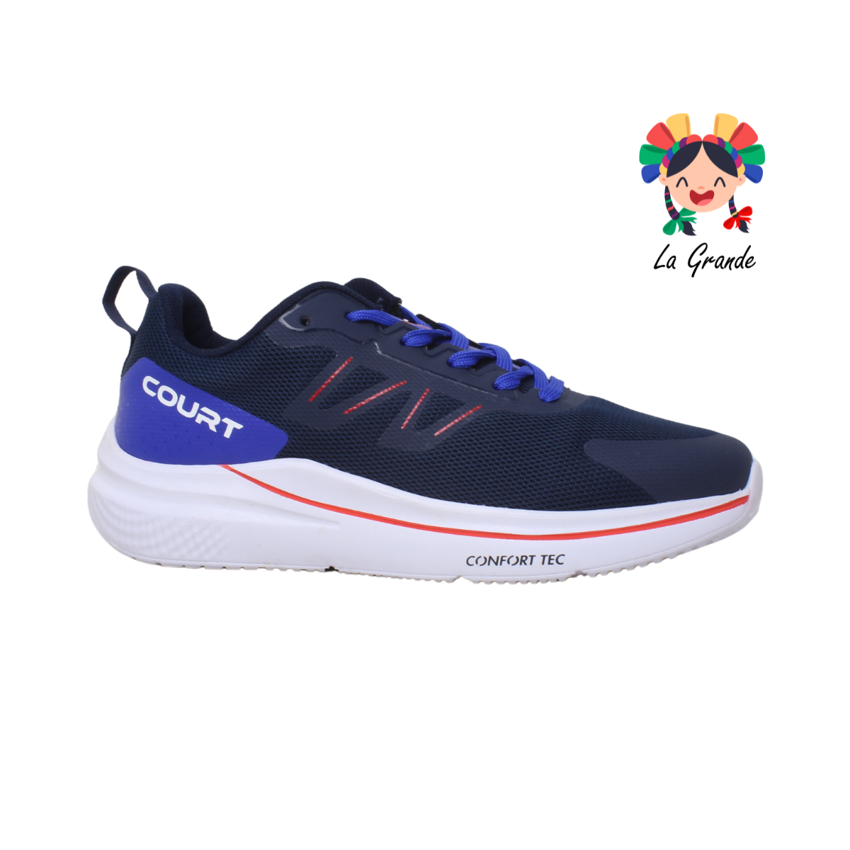 A4725C COURT Marino Tenis Deportivo para Caballero