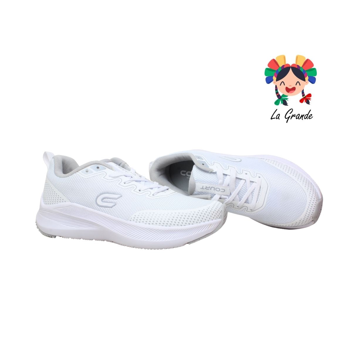 A7908J COURT Blanco Tenis Deportivo para Dama