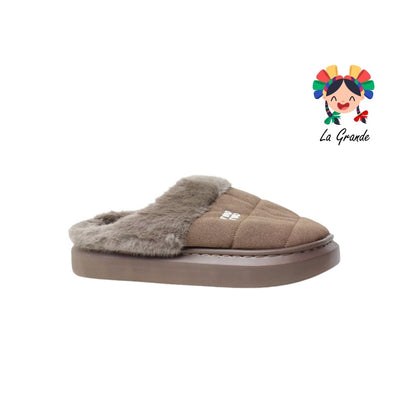 B-6023 ZXXG Multicolor Pantufla Afelpada para Joven y Caballero