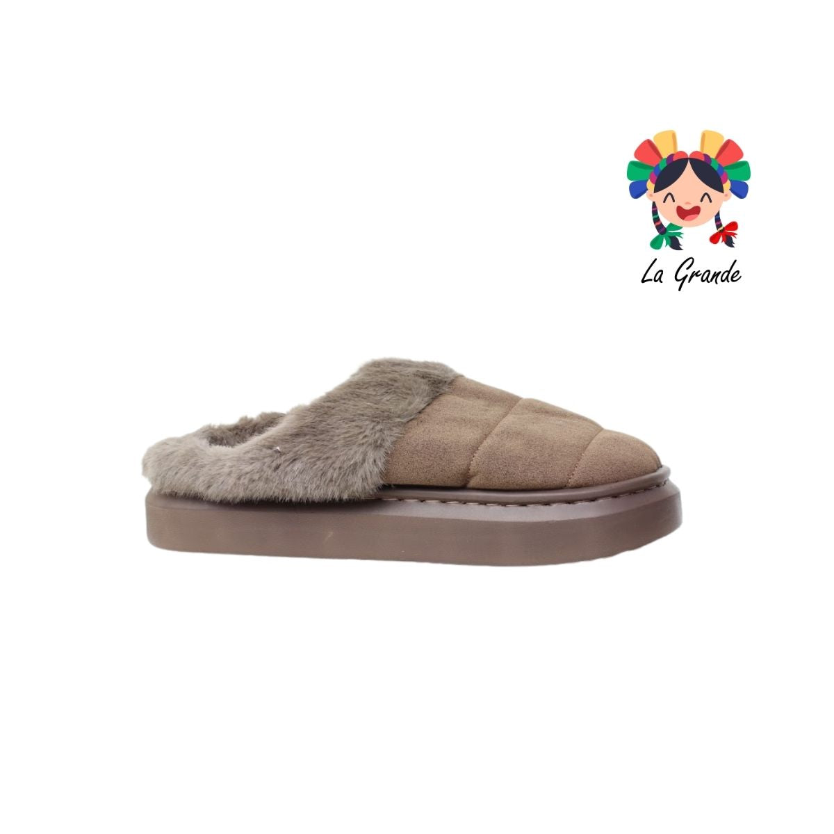 B-6023 ZXXG Multicolor Pantufla Afelpada para Joven y Caballero
