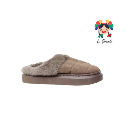 B-6023 ZXXG Multicolor Pantufla Afelpada para Joven y Caballero