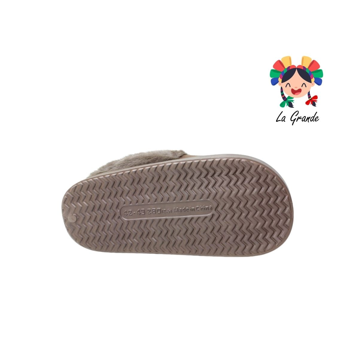 B-6023 ZXXG Multicolor Pantufla Afelpada para Joven y Caballero