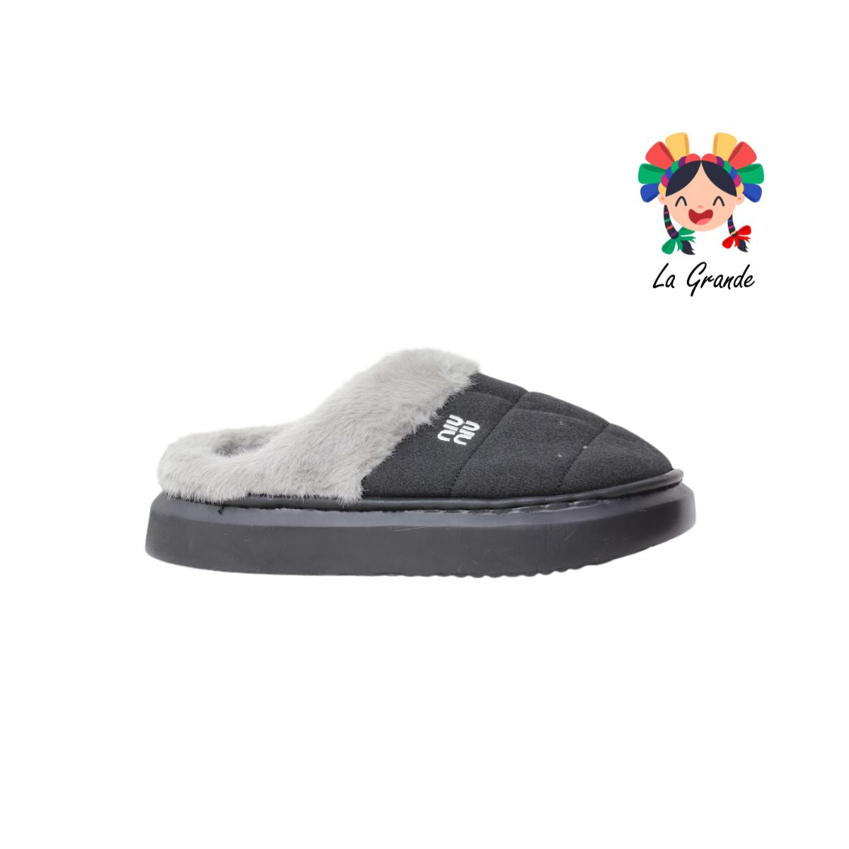B-6023 ZXXG Multicolor Pantufla Afelpada para Joven y Caballero