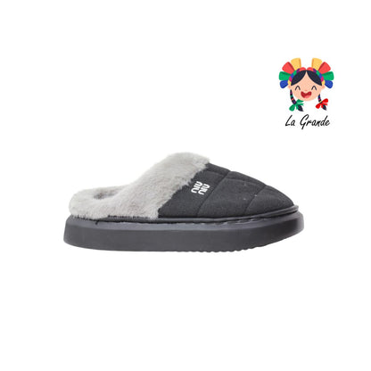 B-6023 ZXXG Multicolor Pantufla Afelpada para Joven y Caballero
