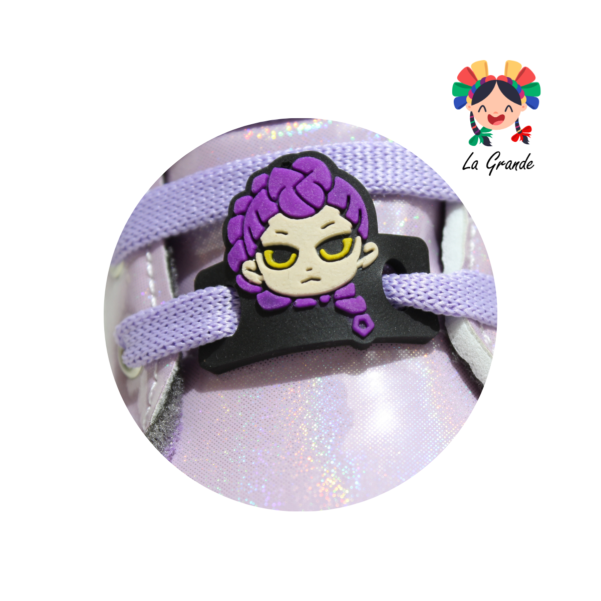 B013 HUNTRI DANIELS Lila Luminus Bota Casual con Luces para Niña