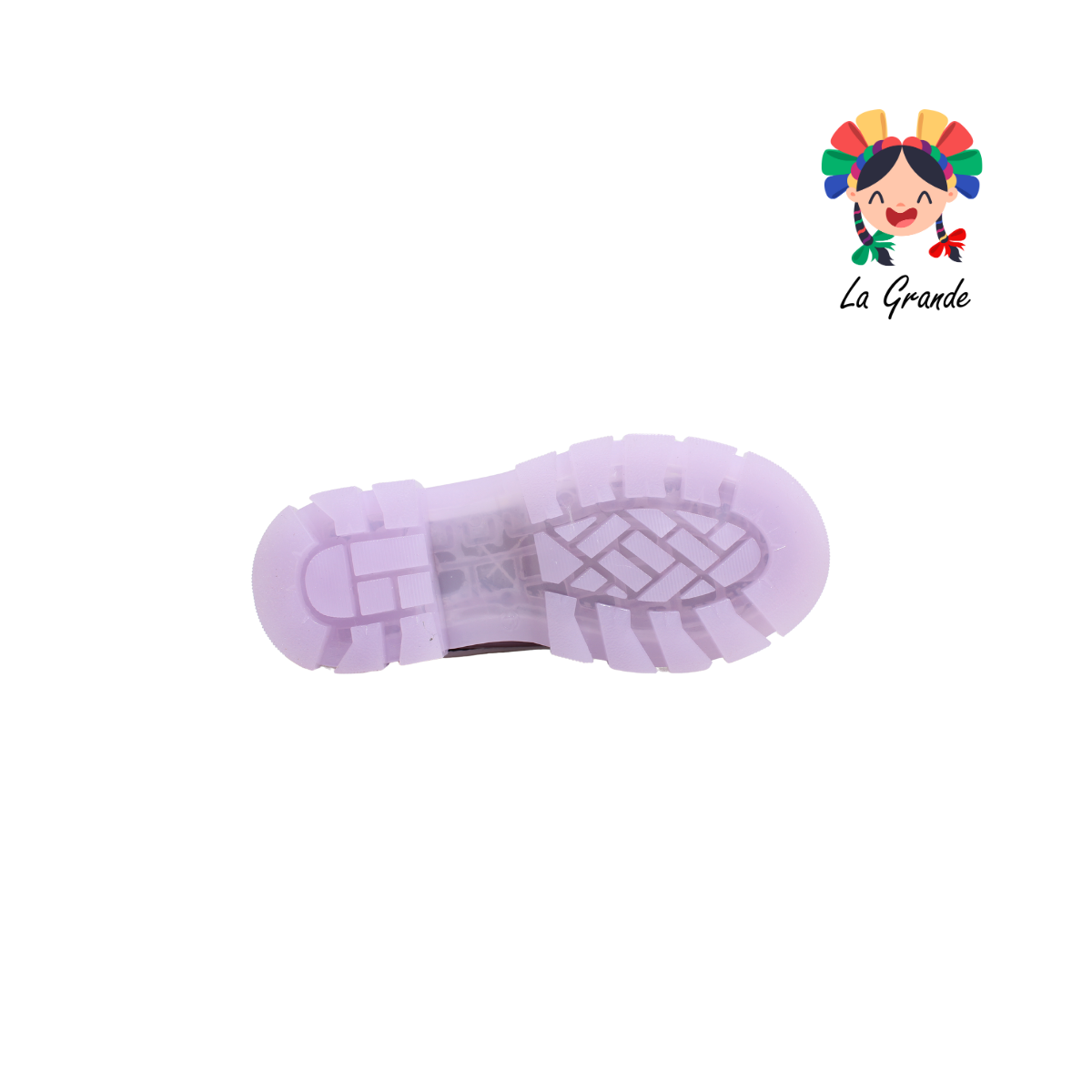 B013 HUNTRI DANIELS Lila Luminus Bota Casual con Luces para Niña