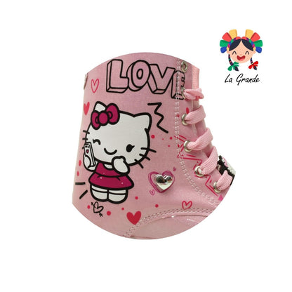 B09 DANIELS Luminos Rosa Bota Casual con Luces para Niña