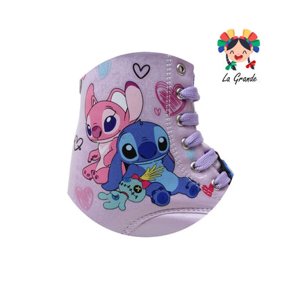 B10 DANIELS Lila Luminos Bota Casual con Luces para Niña