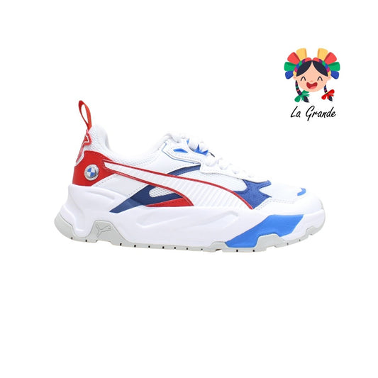 BMW TRINITY PUMA Bnco Azul Rojo Sint Tenis Importado Original para Joven y Dama