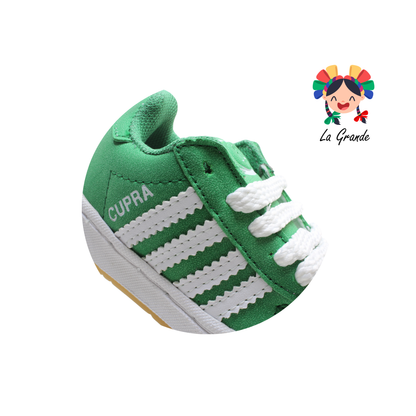 C-888 CUPRA Trébol Blanco Sint Tenis Casual para Bebé