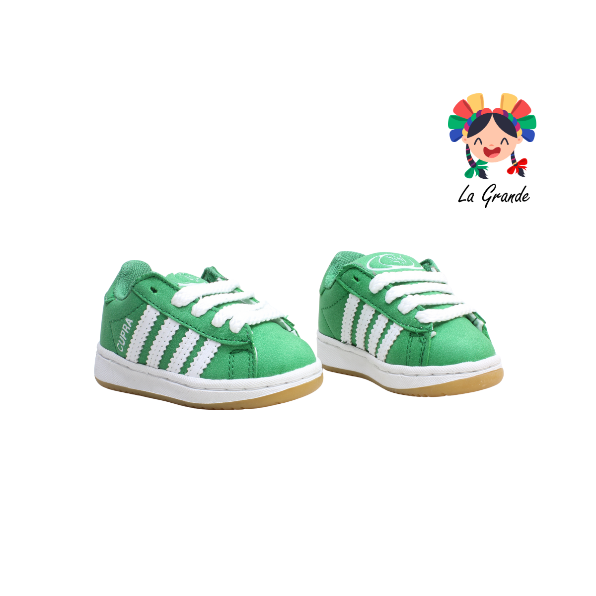C-888 CUPRA Trébol Blanco Sint Tenis Casual para Bebé