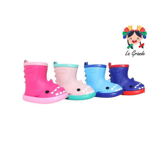 C-129 RAIN BOOTS Multicolor Bota De Hule para Bebé, Niña y Niño