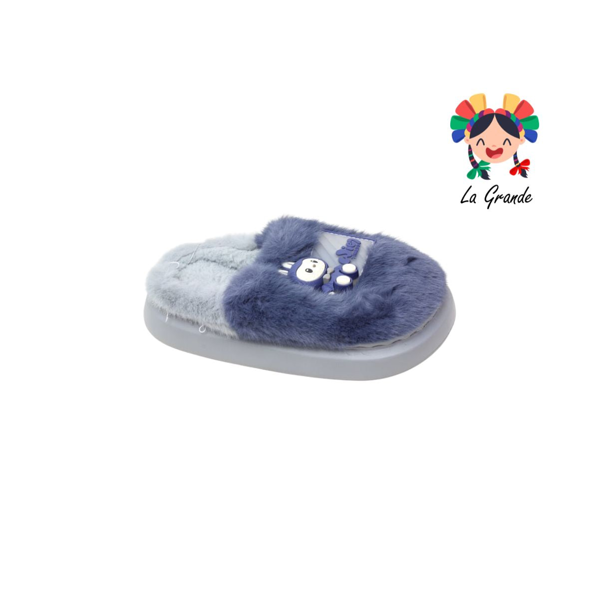 C-4030 ZXXG Multicolor Labubu Pantufla para Niña y Niño