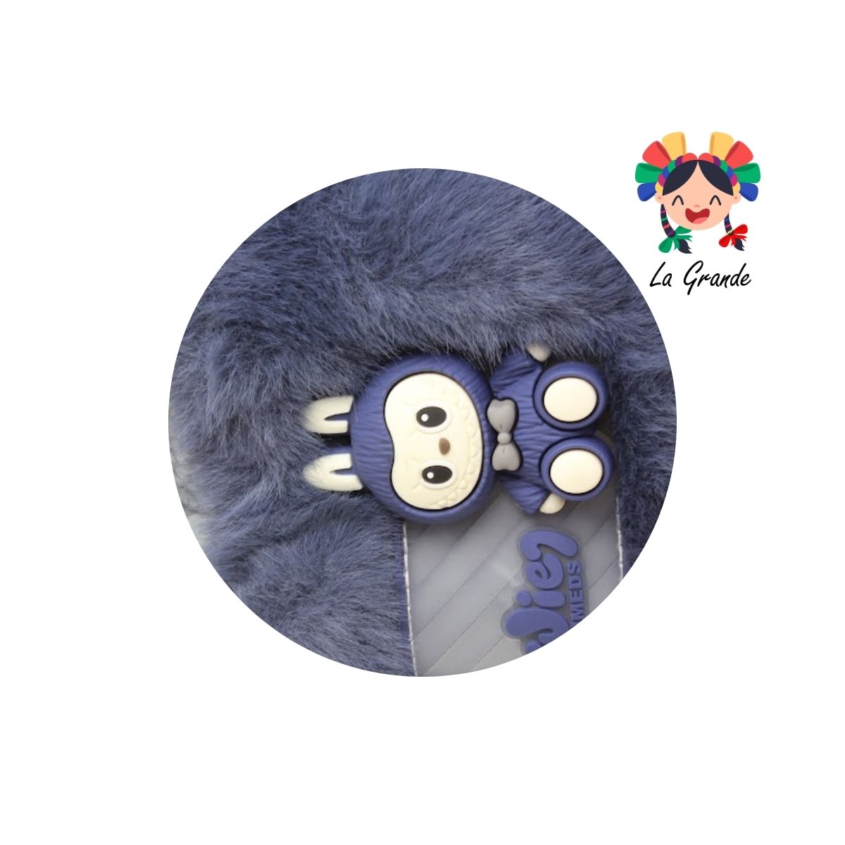 C-4030 ZXXG Multicolor Labubu Pantufla para Niña y Niño