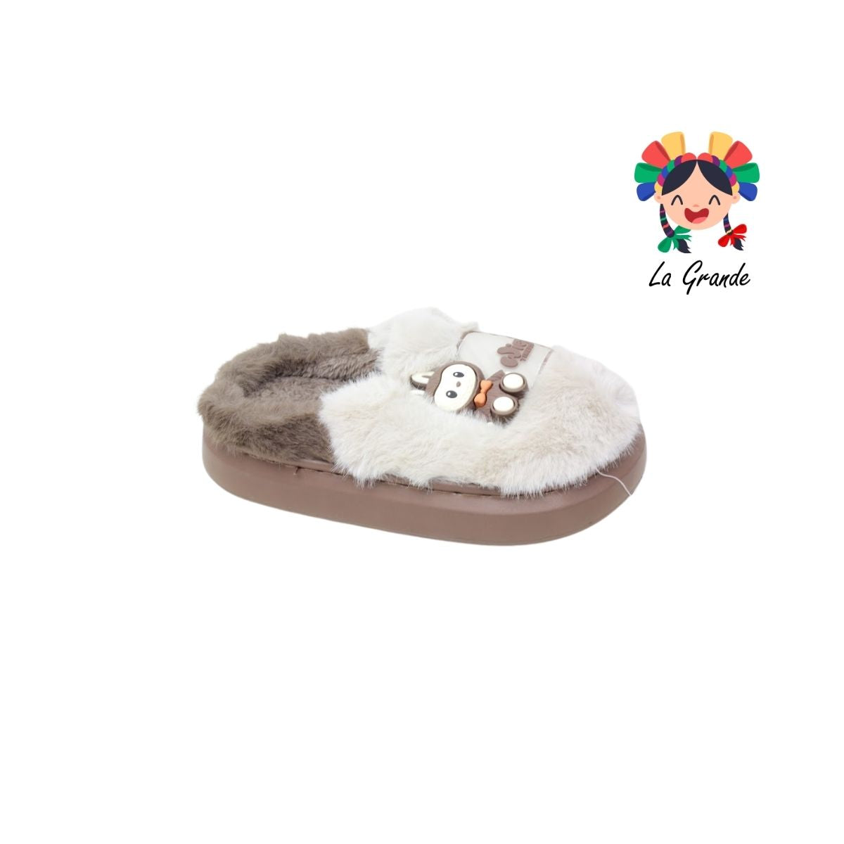 C-4030 ZXXG Multicolor Labubu Pantufla para Niña y Niño