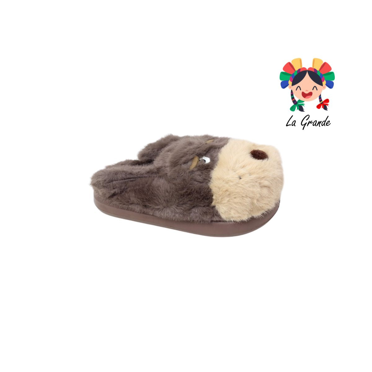 C-4155 ZXXG Multicolor Perrito Pantufla Afelpada para Niña y Niño