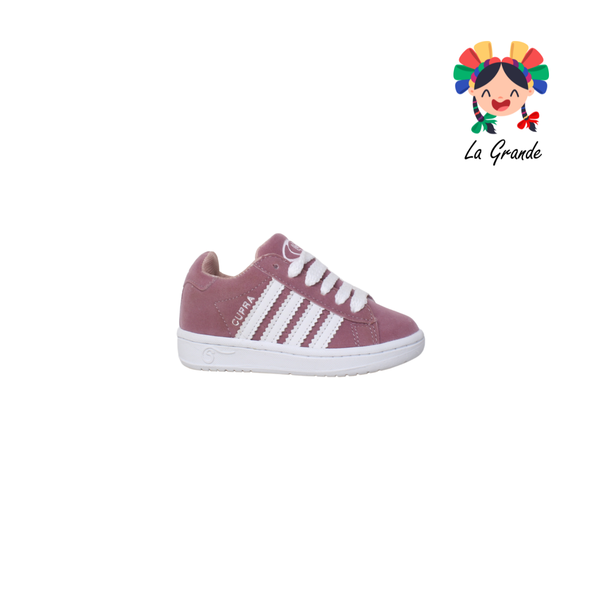 C-888 CUPRA Cassis Blanco Dakar Sint Tenis Casual para Niña