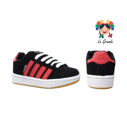 C-888 CUPRA Negro Ferrar Dakar Sint Tenis Casual para Niña y Niño