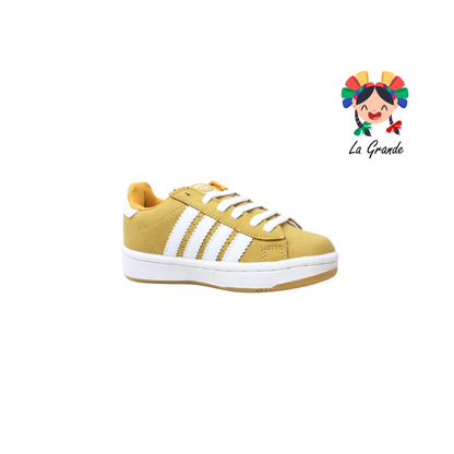 C-888 CUPRA Ocre Blanco Hunting Sint Tenis Casual para Niña y Niño