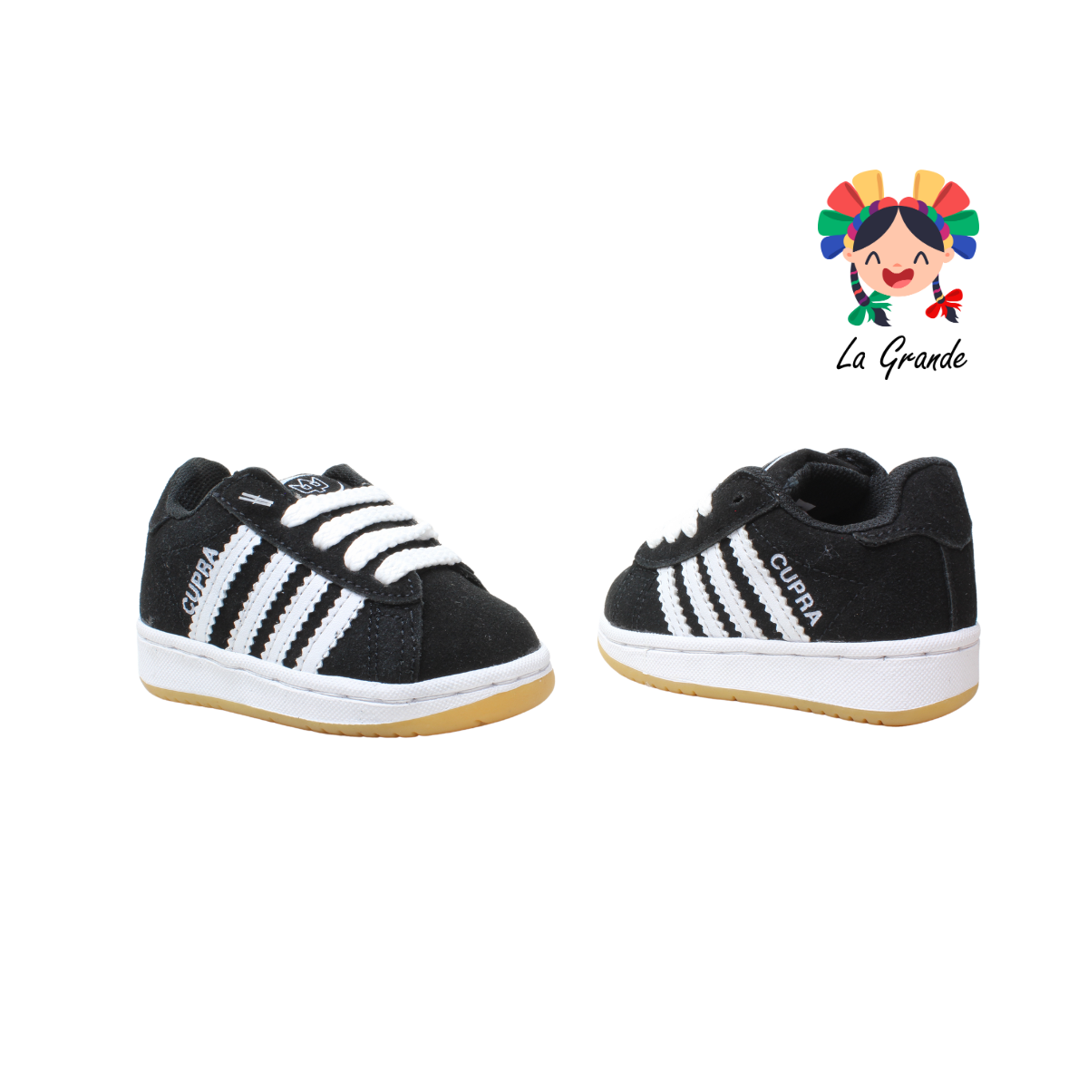 C-888 CUPRA Negro Blanco Dakar Sint Tenis Casual para Bebé,Niña,Niño,Dama y Joven