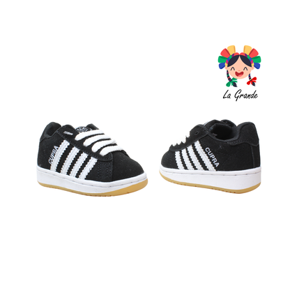 C-888 CUPRA Negro Blanco Dakar Sint Tenis Casual para Bebé,Niña,Niño,Dama y Joven