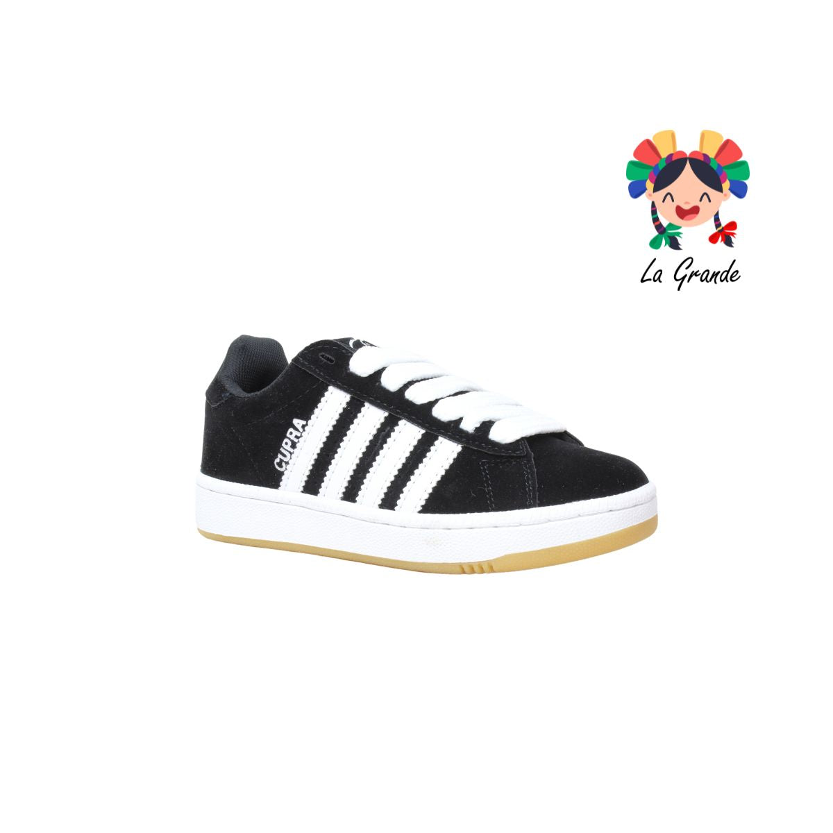 C-888 CUPRA Negro Blanco Dakar Sint Tenis Casual para Bebé,Niña,Niño,Dama y Joven