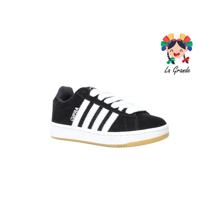 C-888 CUPRA Negro Blanco Dakar Sint Tenis Casual para Bebé,Niña,Niño,Dama y Joven