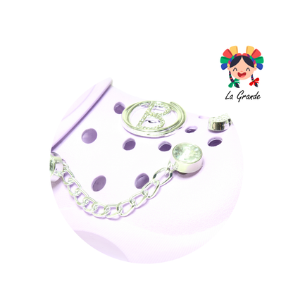 C014D TOP SANDAL Multicolor Sintético Sandalia de Baño o Playa con Adorno de Cadena para Dama