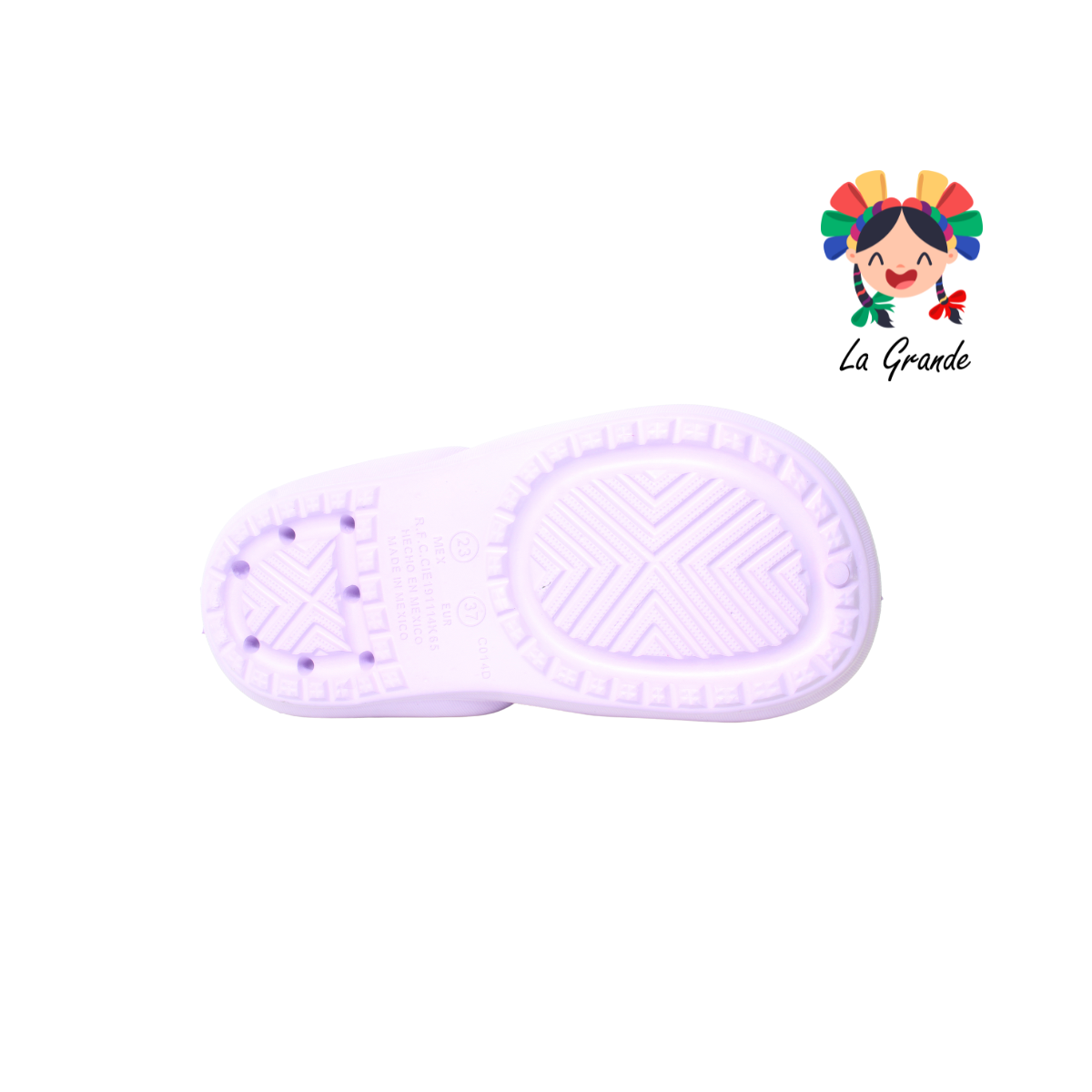 C014D TOP SANDAL Multicolor Sintético Sandalia de Baño o Playa con Adorno de Cadena para Dama