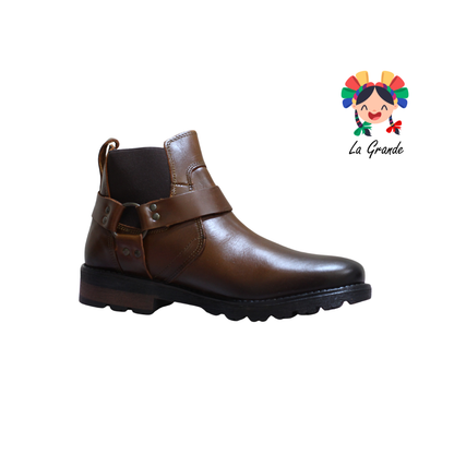 6070 ECCOFLEX Chocolate Piel Bota para Caballero