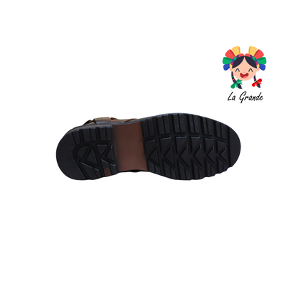 6070 ECCOFLEX Chocolate Piel Bota para Caballero