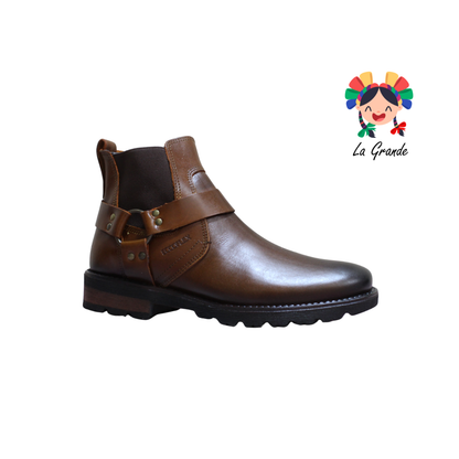 6070 ECCOFLEX Chocolate Piel Bota para Caballero