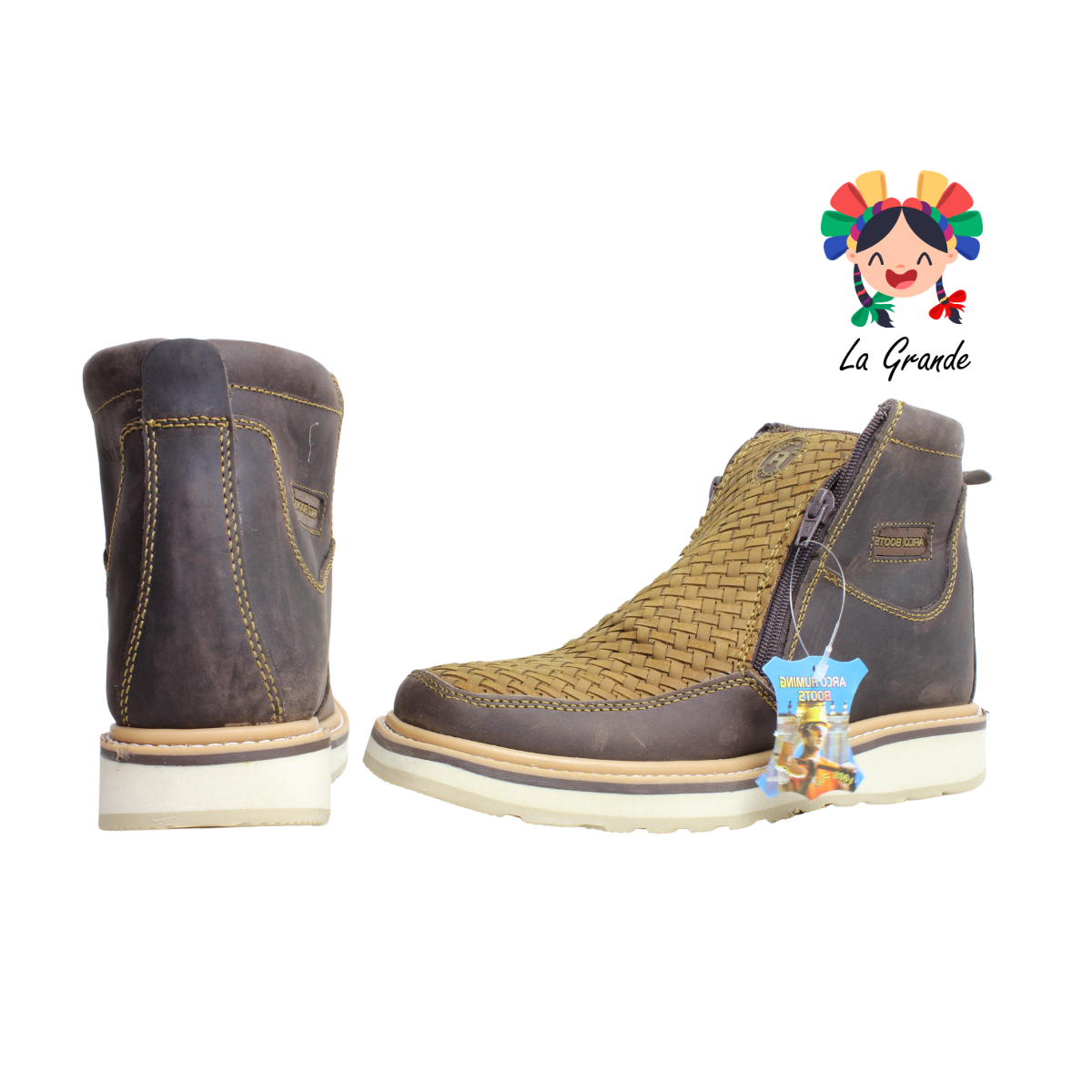 Charly AGAVERO Tan Tan Crazy Bota Casual para Caballero