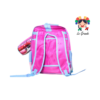 033 Lady Bu Mochila Fucsia Cielo Combo con Luces