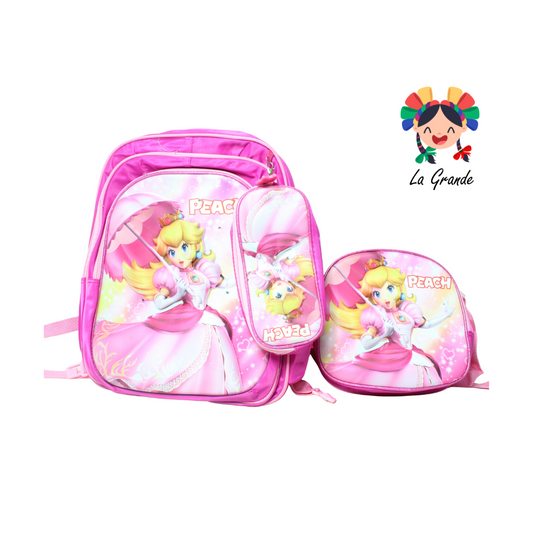 033 Pech Mochila Fucsia Combo con Luces