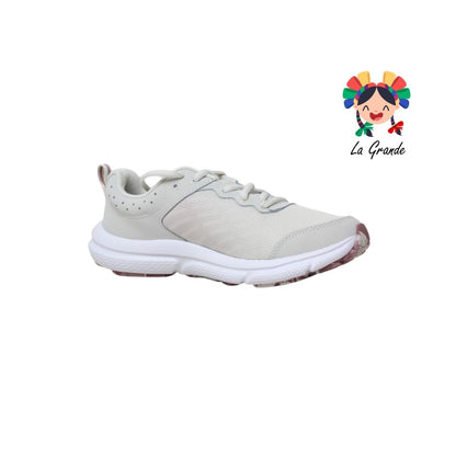 Charged Assert 10 UNDER ARMOUR Beige Café Tenis Deportivo Original Importado para Dama