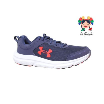 Charged Assert 10 UNDER ARMOUR Marino Rojo Tenis Deportivo Original Importado para Caballero