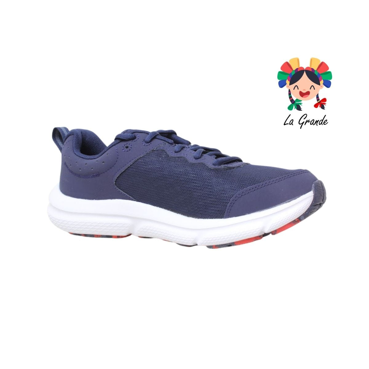 Charged Assert 10 UNDER ARMOUR Marino Rojo Tenis Deportivo Original Importado para Caballero