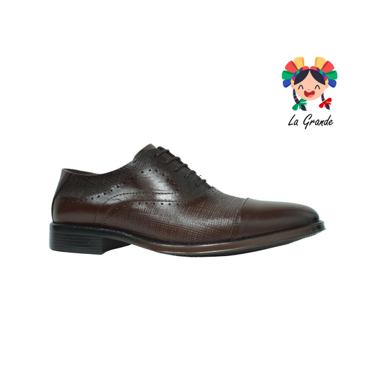 D928 VIAKENTTO Brandy Zapato de Vestir para Caballero