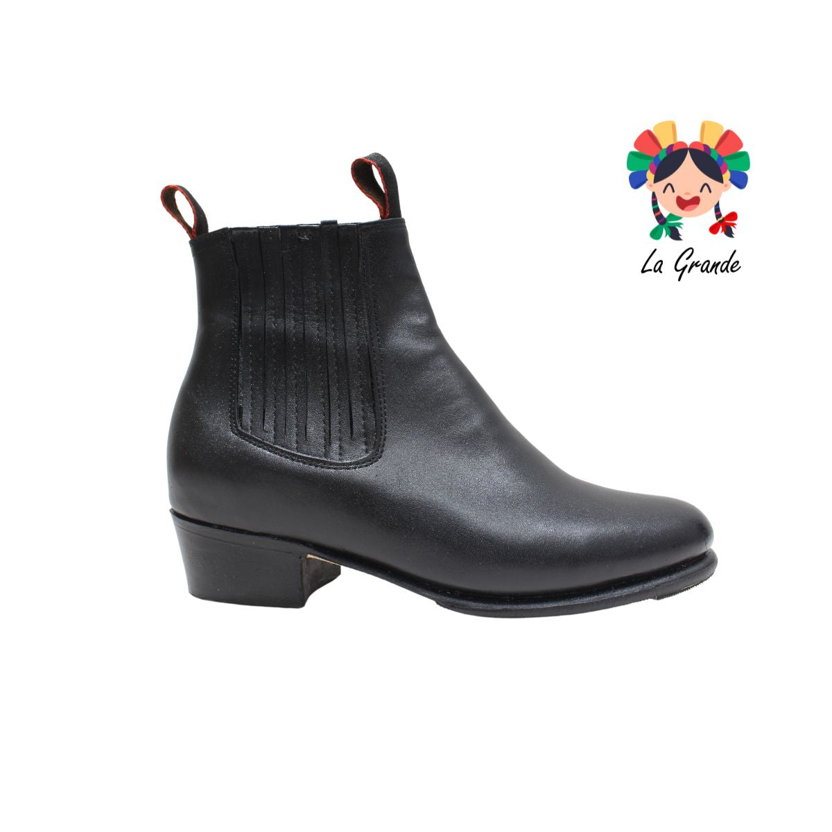 DANZA D´AIME Negro de Piel Bota Danza para Niño, Joven y Caballero
