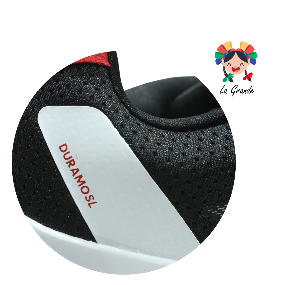 DURAMO ADIDAS Negro Tenis Importado Original para Caballero