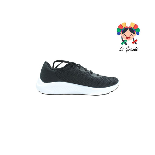 E12-UNDER ARMOUR PERSUIT Negro Tenis Importado Original para Dama y Joven
