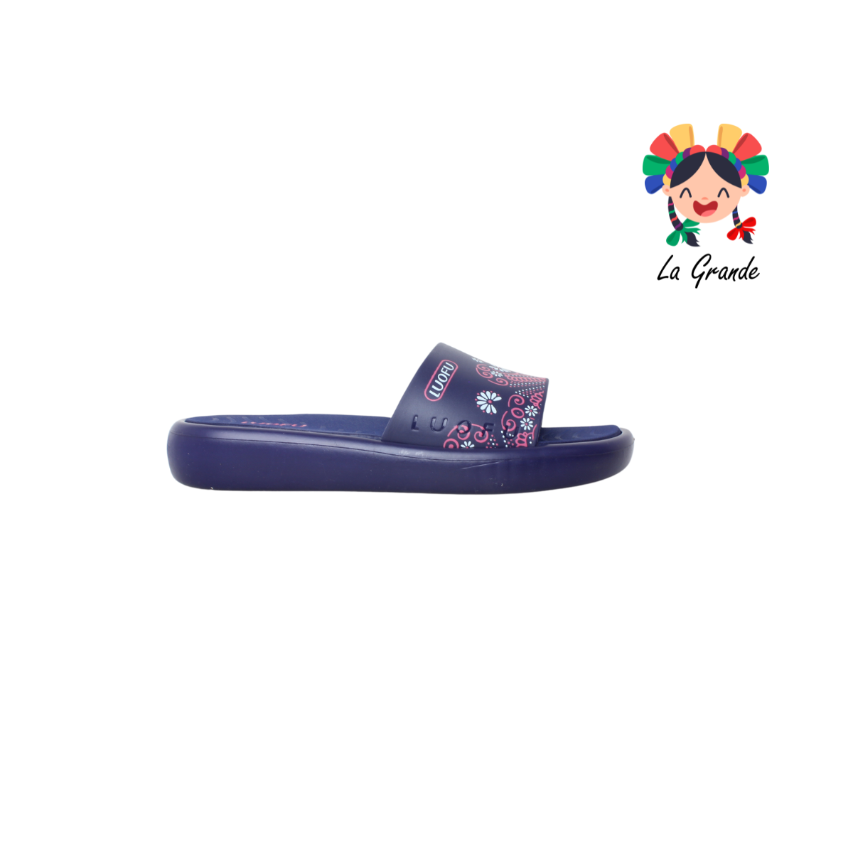 E7208 LUOFU Multicolor Sandalia Ortopédica para Dama