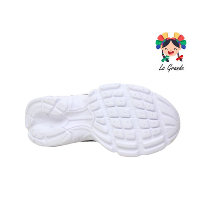 F6 NEW LINE Blanco Negro Tenis Deportivo para Dama y Joven