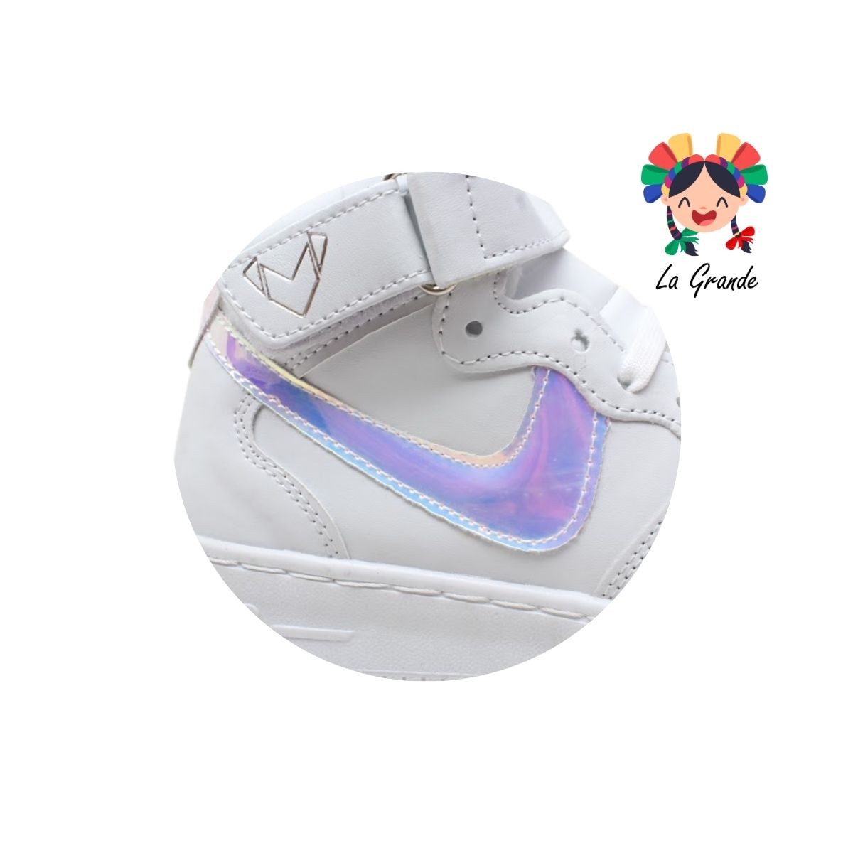 FXX-PLOD Blanco Paraíso Sintético Tenis Casual para Niña y Dama