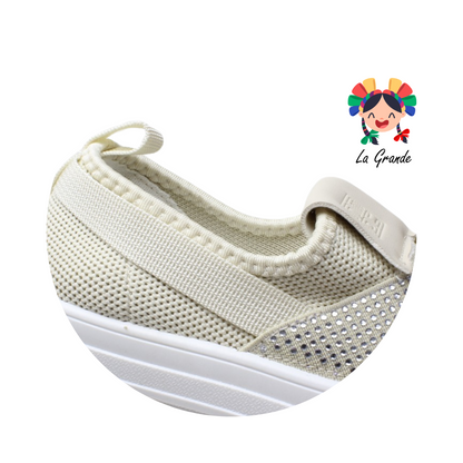 G01-5B FOSUM Amarillo Textil Tenis Casual Estilo Urban para Dama