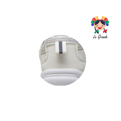G04-1B FOSUM Beige Textil Tenis Casual Estilo Urban para Dama